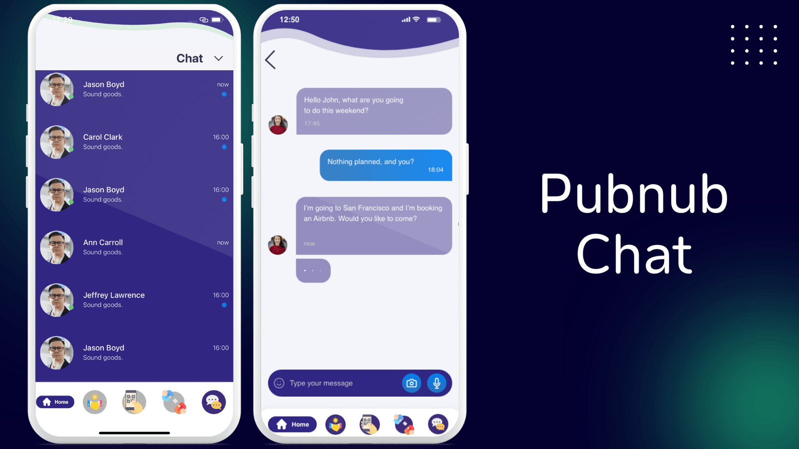 aloexpo chat with pubnub